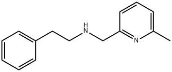 2-Pyridinemethanamine,6-methyl-N-(2-phenylethyl)-(9CI) Struktur