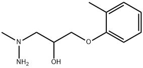 2-Propanol,1-(1-methylhydrazino)-3-(2-methylphenoxy)-(9CI) Struktur