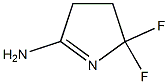 1-Pyrroline,2-amino-5,5-difluoro-(8CI) Struktur