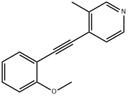 3-Picoline,4-[(o-methoxyphenyl)ethynyl]-(8CI) Struktur