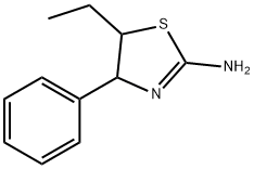 2-Thiazoline,2-amino-5-ethyl-4-phenyl-(8CI) Struktur