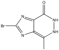 4H-Imidazo[4,5-d]pyridazin-4-one,2-bromo-1,5-dihydro-7-methyl-(9CI) Struktur