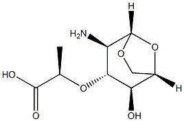 1,6-anhydromuramic acid Struktur