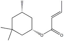 2-Butenoicacid,(1R,5R)-3,3,5-trimethylcyclohexylester,rel-(9CI) Struktur