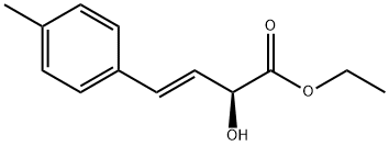 Ethyl (2S,3E)-2-hydroxy-4-(4-methylphenyl)-3-butenoate Struktur