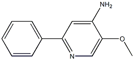 4-Pyridinamine,5-methoxy-2-phenyl-(9CI) Struktur