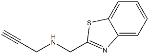 2-Benzothiazolemethanamine,N-2-propynyl-(9CI) Struktur