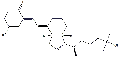 19-nor-10-keto-25-hydroxyvitamin D3 Struktur