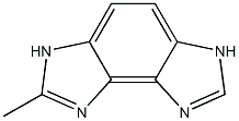 Benzo[1,2-d,3,4-d]diimidazole,  1,6-dihydro-2-methyl-  (5CI) Struktur