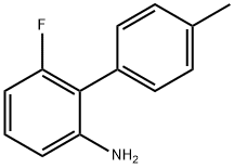 [1,1-Biphenyl]-2-amine,6-fluoro-4-methyl-(9CI) Struktur