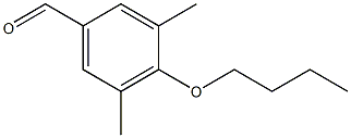 4-butoxy-3,5-dimethylbenzaldehyde Struktur