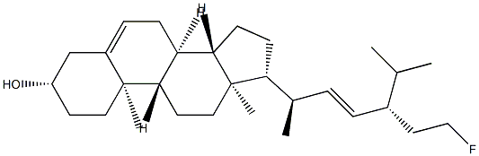 29-fluorostigmasterol Struktur