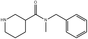 N-benzyl-N-methylpiperidine-3-carboxamide Struktur