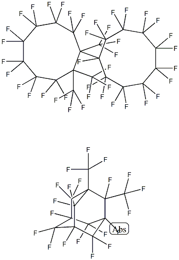 perfluorodimethyladamantane-perfluorotrimethylbicyclononane Struktur