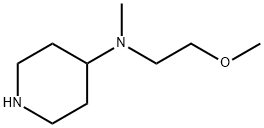 N-(2-METHOXYETHYL)-N-METHYLPIPERIDIN-4-AMINE Struktur