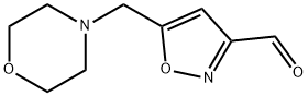 5-(Morpholinomethyl)isoxazole-3-carbaldehyde Struktur