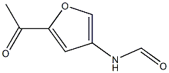 Formamide, N-(5-acetyl-3-furyl)- (6CI,7CI) Struktur