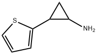 2-(thiophen-2-yl)cyclopropan-1-amine Struktur