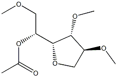 1,4-Anhydro-5-O-acetyl-2,3,6-tri-O-methyl-d-glucitol Struktur