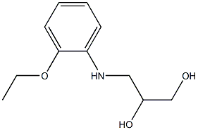 1,2-Propanediol,3-o-phenetidino-(7CI) Struktur