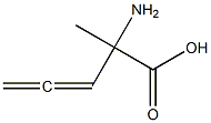 3,4-Pentadienoicacid,2-amino-2-methyl-(9CI) Struktur