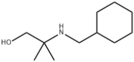 2-[(cyclohexylmethyl)amino]-2-methylpropan-1-ol Struktur