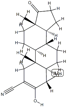 17-ketotrilostane Struktur