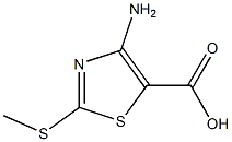 5-Thiazolecarboxylicacid,4-amino-2-(methylthio)-(9CI) Struktur