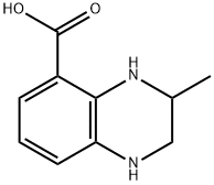 3-Methyl-1,2,3,4-tetrahydro-quinoxaline-5-carboxylic acid Struktur