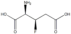 L-Glutamic acid, 3-fluoro-, threo- (9CI) Struktur