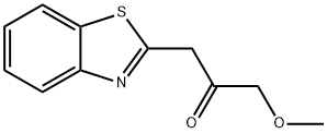 2-Propanone,1-(2-benzothiazolyl)-3-methoxy-(6CI) Struktur