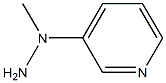 Pyridine, 3-(1-methylhydrazino)- (6CI,9CI) Struktur