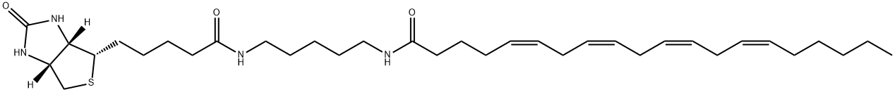 Arachidonic Acid-biotinamide Struktur