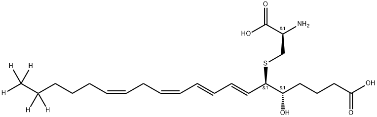 Leukotriene E4-d5 Struktur