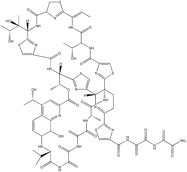 siomycin A Struktur