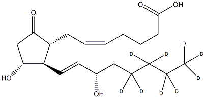 Prostaglandin E2-d9 Struktur