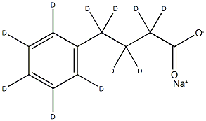 Sodium 4-Phenylbutyrate-d11 Struktur