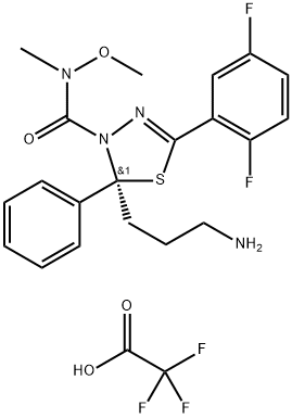 ARRY-520 (trifluoroacetate salt) Struktur