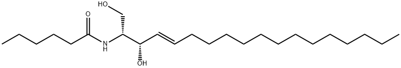 C6 L-erythro Ceramide (d18:1/6:0) Struktur