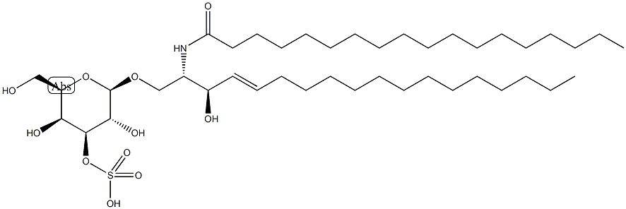 C18 3'-sulfo Galactosylceramide (d18:1/18:0) Struktur