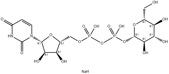 UDP--D-Glucose (sodium salt) Struktur