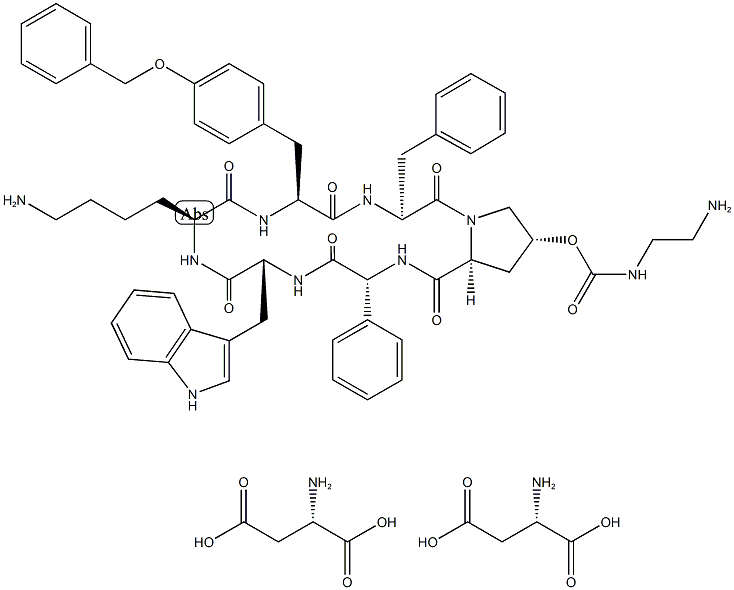 Pasireotide (aspartate) Struktur