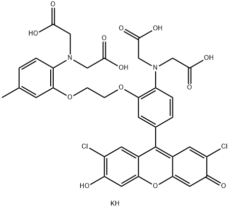 Fluo-3 (potassium salt) Struktur