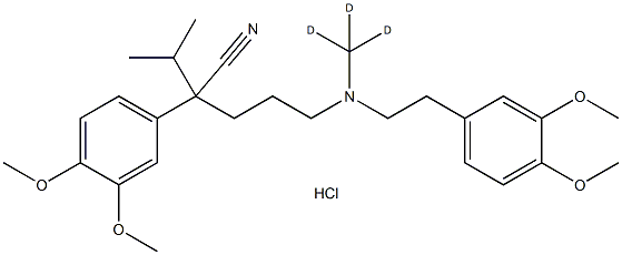 (-Verapamil-d3 (hydrochloride) Struktur