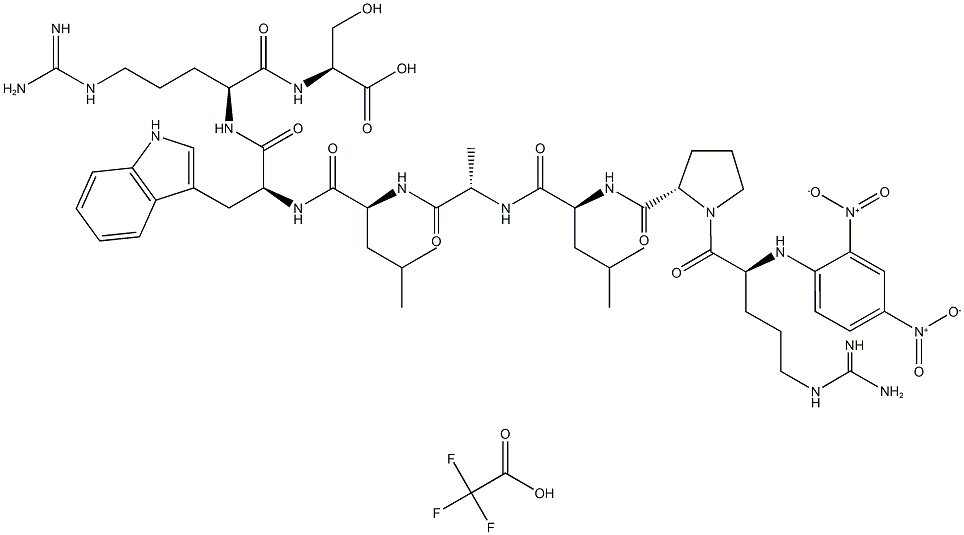 Dnp-RPLALWRS (trifluoroacetate salt) Struktur