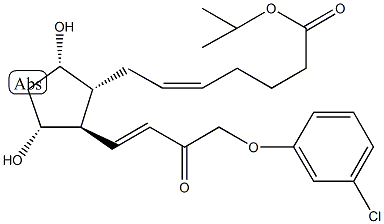 15-keto Cloprostenol isopropyl ester Struktur