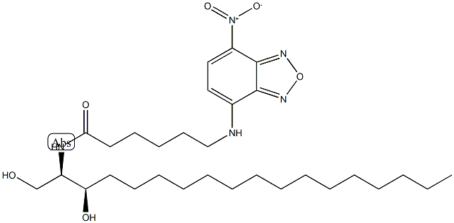 C6 NBD L-threo dihydro Ceramide (d18:0/6:0) Struktur