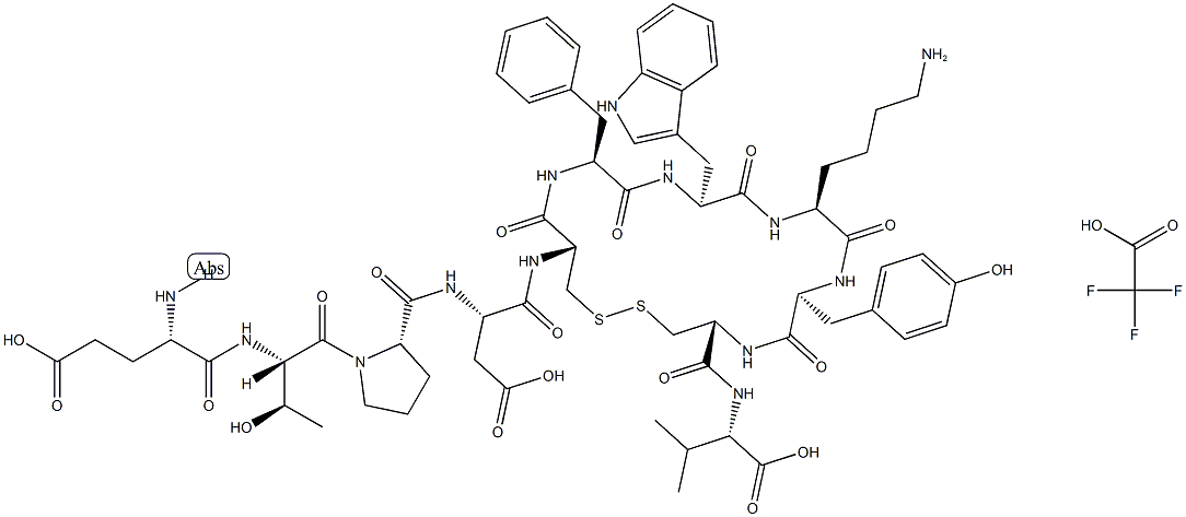 Urotensin II (human) (trifluoroacetate salt) Struktur