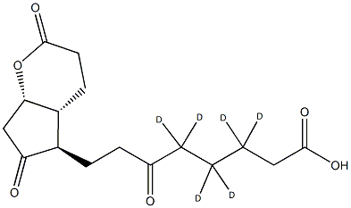 tetranor-PGDM lactone-d6 Struktur