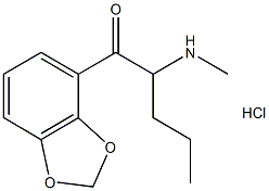 2,3-Pentylone isomer (hydrochloride) Struktur